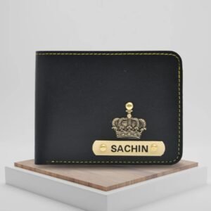 Personalized Gents Wallet - Black Colour