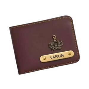 Personalized Gents Wallet - Brown Colour