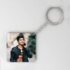 Personalized MDF Photo Print Keychain - Single Side - Square